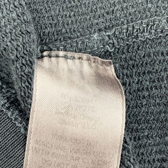 Nili Lotan Pullover Sweater Top Womens Medium Charcoal Black Sleeve Ripped - Picture 14 of 16